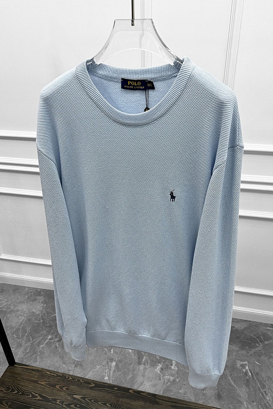 Мужской джемпер Polo Ralph Lauren pony-embroidered - Blue