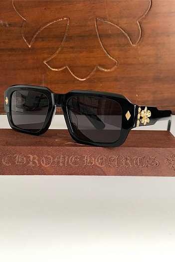 Солнцезащитные очки Chrome Hearts square-frame - Black   