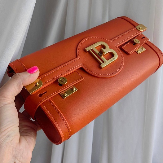 Женская сумка Balmain B-Buzz 25x12 см - Orange   