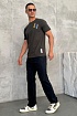 Мужские джинсы синего цвета Brioni regular fit