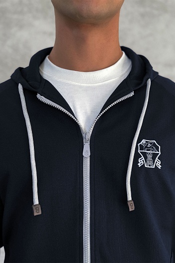 Спортивный костюм Brunello Cucinelli logo-embroidered - Navy   