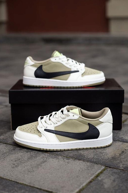 Кроссовки Travis Scott x Nike Air Jordan 1 Low Golf