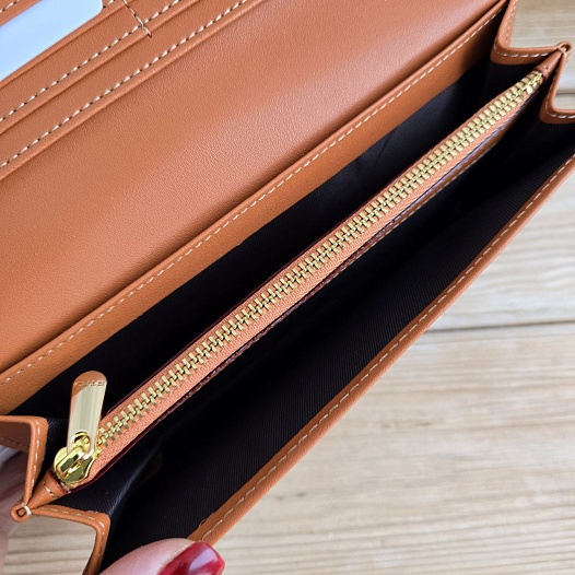 Кожаное портмоне Etro с узором пейсли 19x9 см   