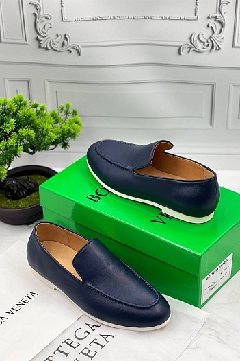 Мужские кожаные лоферы Bottega Veneta   