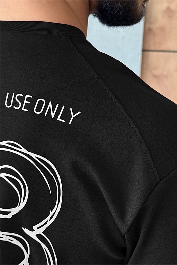 Мужская чёрная футболка Y-3 Yohji Yamamoto   