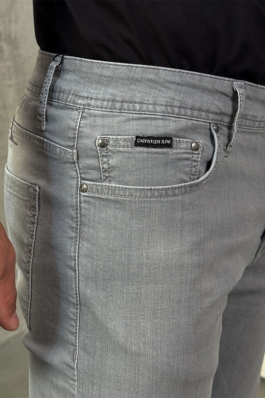 Мужские джинсы Calvin Klein signature selvedge - Grey