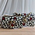 Женская кожаная сумка Love 21x12 см
