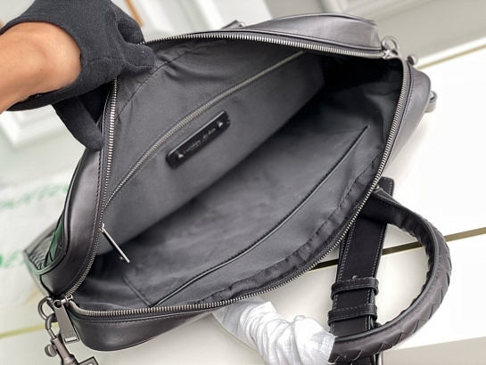 Кожаный портфель Bottega Veneta Premium 37x27x6 см