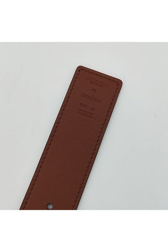 Двусторонний кожаный ремень Coach (ширина 3.8 см, длина 110 см)