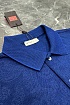 Тёмно-синее поло Etro с узором пейсли