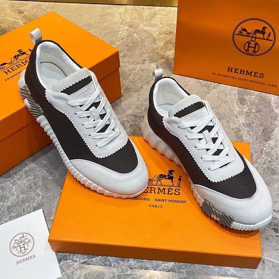 Мужские кроссовки Hermes Bouncing - Black / White