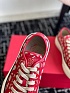 Женские кеды Valentino Toile Iconographe premium - Red
