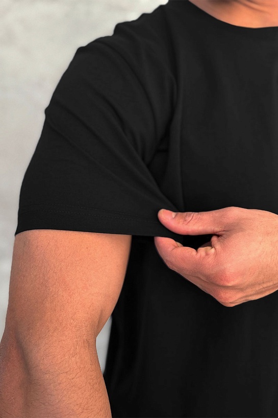 Мужская футболка Tommy Hilfiger flag logo - Black