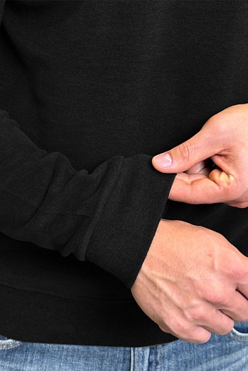 Мужской свитшот чёрного цвета Tommy Hilfiger   