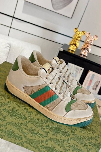 Женские кроссовки Gucci GG Screener premium   