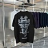 Чёрная оверсайз футболка Chrome Hearts Premium