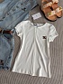 Белая женская футболка Celine premium
