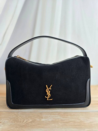 Замшевая сумка Yves Saint Laurent 29x18 см   