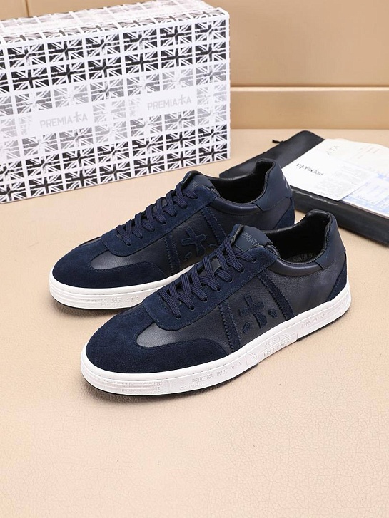Комбинированные кроссовки Premiata Bonnie - Navy