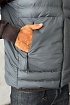 Мужской жилет серого цвета Stone Island compass badge