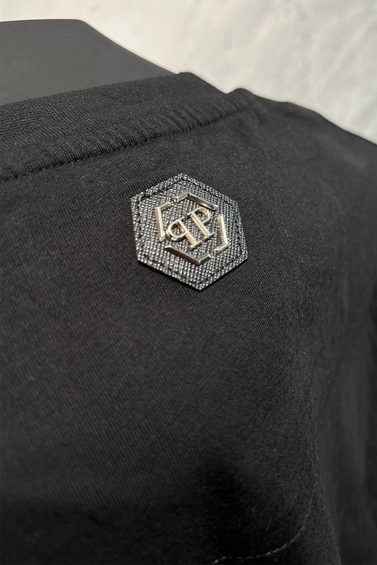 Футболка чёрного цвета Philipp Plein The Skull