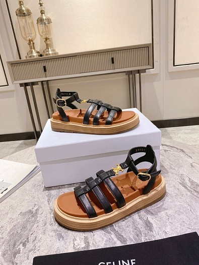 Женские сандалии Celine Premium - Black   