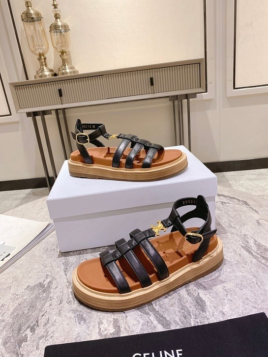 Женские сандалии Celine Premium - Black