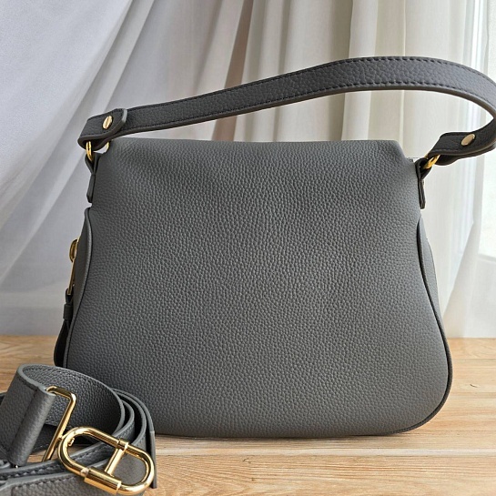 Женская сумка Tom Ford Jennifer 28x22 см - Grey