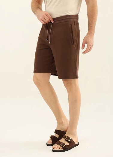 Мужские коричневые шорты Loro Piana premium   