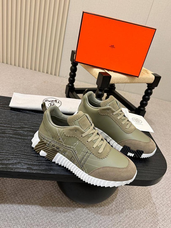 Мужские кроссовки Hermes Bouncing - Beige