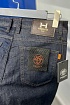 Мужские джинсы тёмно-синего цвета Hermes Paris regular fit