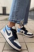 Кроссовки Nike Air Jordan 1 Low - Navy / White / Blue