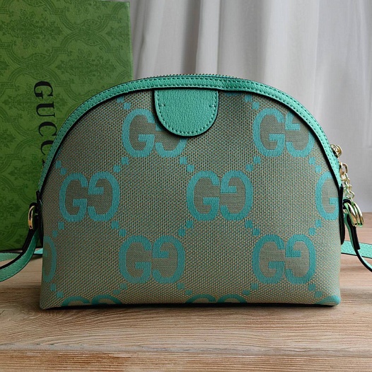 Сумка Gucci Ophidia Jumbo GG Small 24x18 см - Geen   