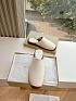 Женские кожаные шлёпанцы Brunello Cucinelli Premium - White