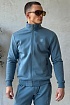 Кофта на молнии Armani Exchange logo-patch - Blue