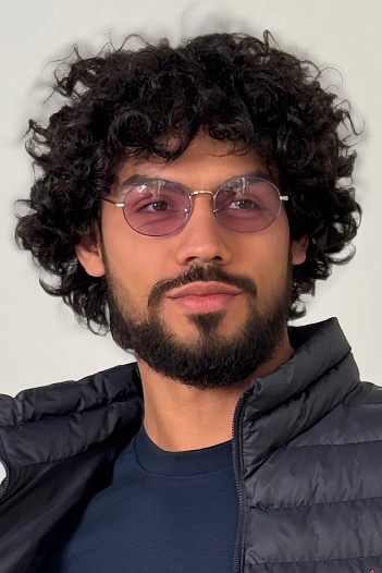 Солнцезащитные очки Ray-Ban Oval Metal - Purple   