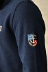 Кофта с высоким горлом Paul & Shark logo-patch - Navy