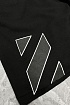 Мужские чёрные шорты Off-White Caravaggio Arrows