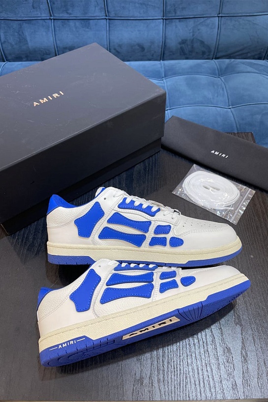 Кожаные кроссовки Amiri Skel Top Low