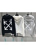 Мужское чёрное худи Off-White x Teenage Engineering logo-patch