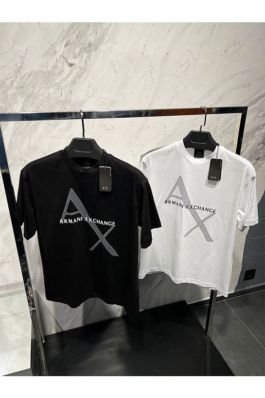 Мужская футболка белого цвета Armani Exchange