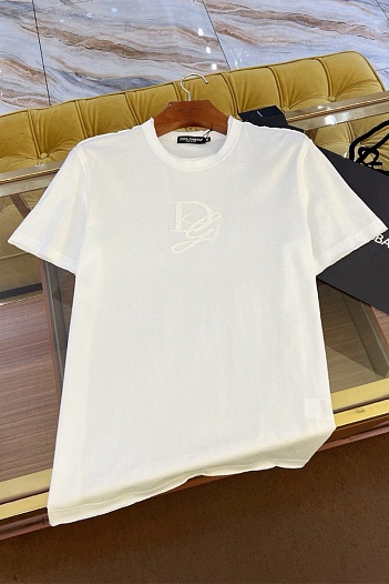 Мужская футболка Dolce & Gabbana Premium - White   