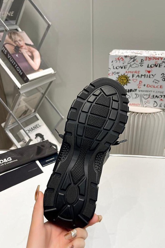 Комбинированные кроссовки Dolce & Gabbana Space - Black