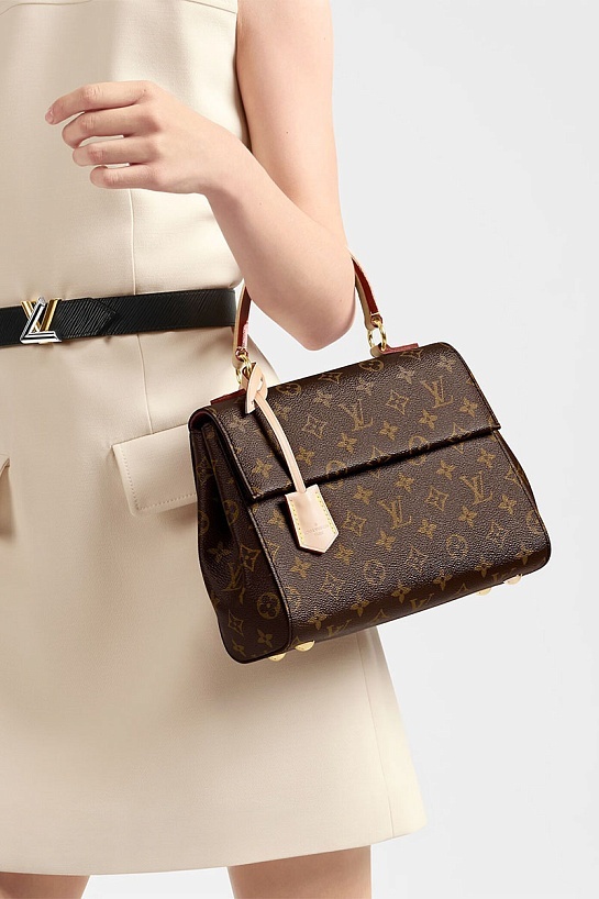 Кожаная сумка Louis Vuitton Cluny BB 28x20x10 см