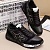 Комбинированные кроссовки с мехом Premiata low-top - Black