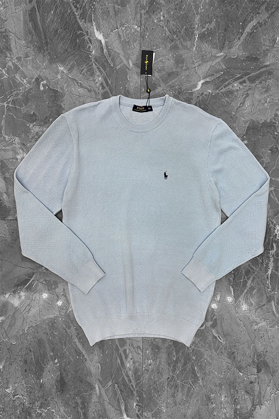 Мужской джемпер Polo Ralph Lauren pony-embroidered - Blue