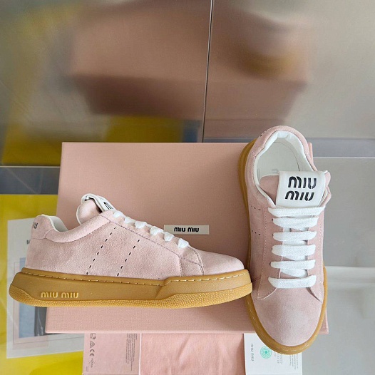 Женские кроссовки MIU MIU Premium - Pink   