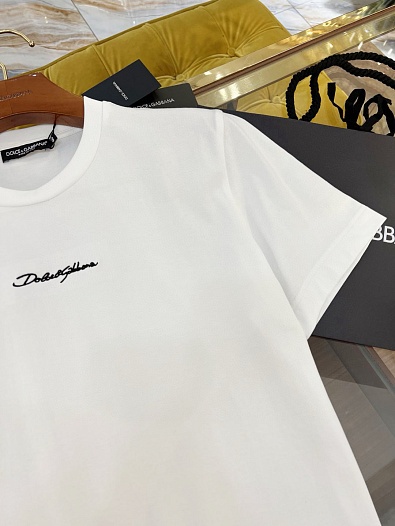 Мужская футболка Dolce & Gabbana Premium - White   