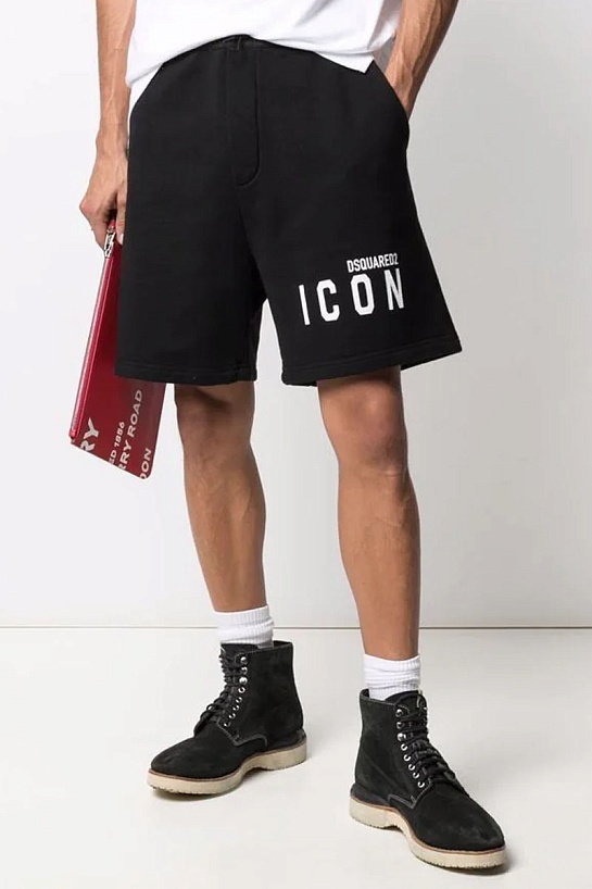 Мужские шорты Dsquared2 "ICON" - Black