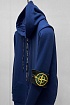 Мужская кофта с патчем на плече синего цвета Stone Island